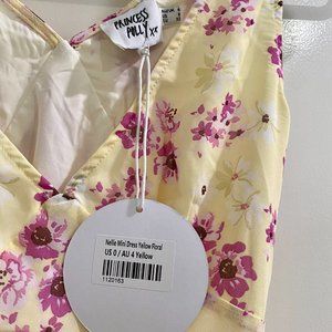 Princess Polly | Dresses | Nellie Mini Dress Yellow Floral Princess Polly |  Poshmark